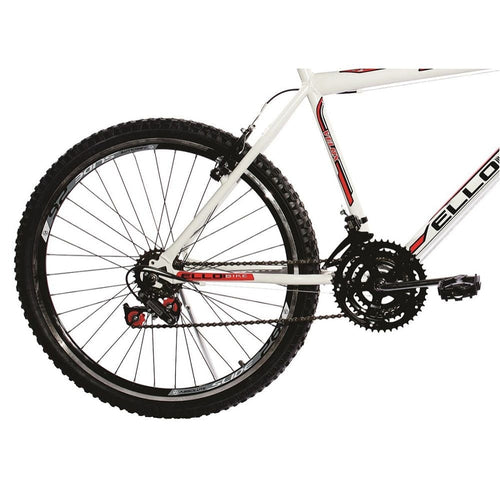 Bicicleta Aro 26 Aero 21 Marchas Velox Branca - Ello Bike