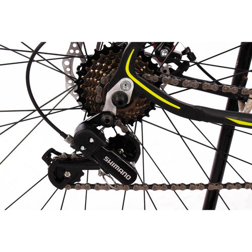 Bicicleta 29 Spaceline Vega 21V Cambios Shimano Freio a Disco Mecânico com Suspensão