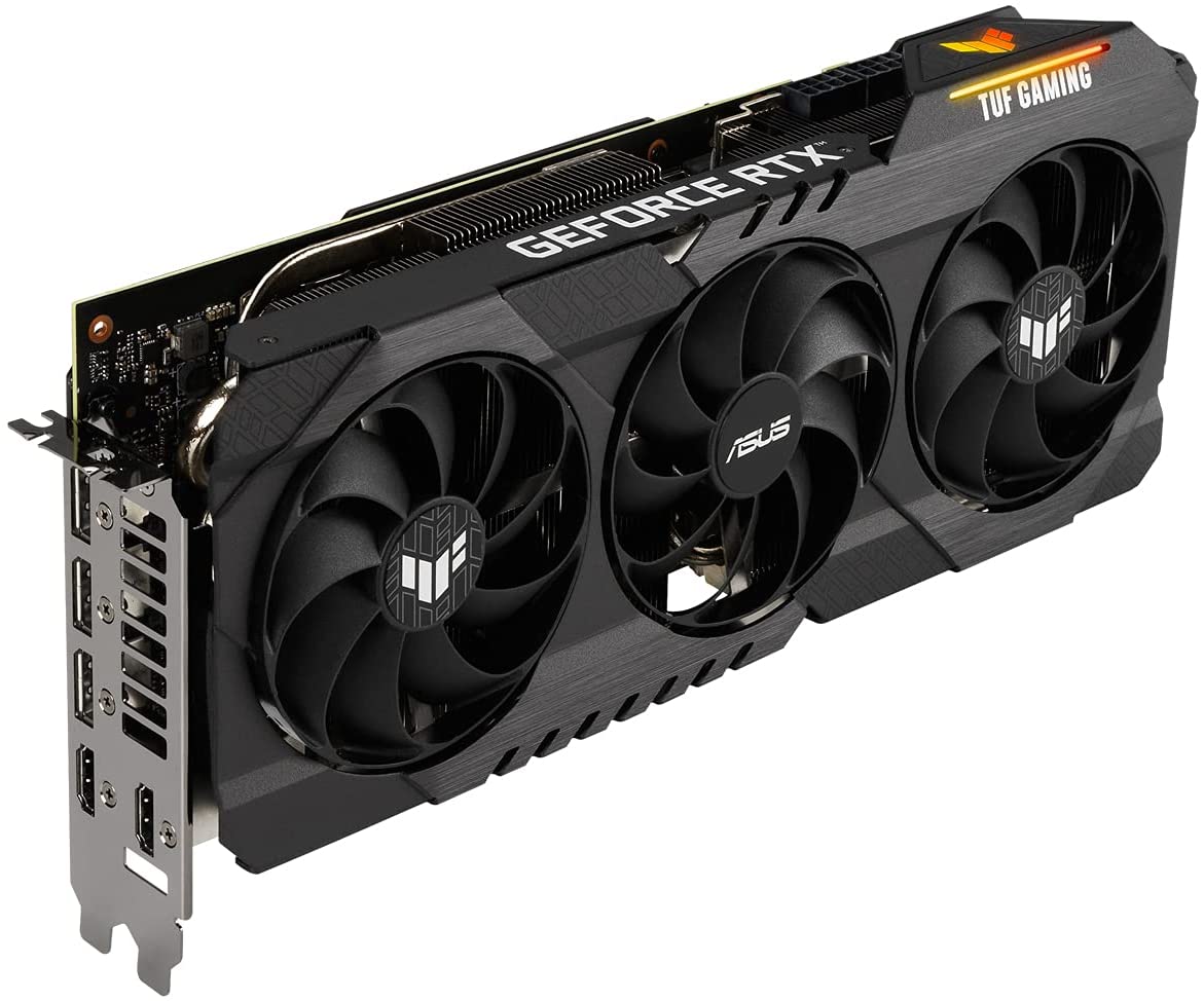 Placa de Vídeo ASUS TUF Gaming - GeForce RTX 3070 Ti OC, LHR, 8GB, GDDR6X, DLSS, Ray Tracing