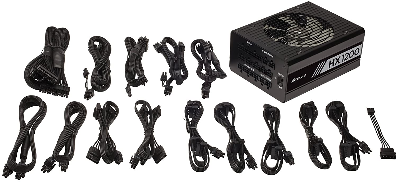 Fonte Corsair HX1200-1200W, 80 Plus Platinum, Modular - CP-9020140-NA