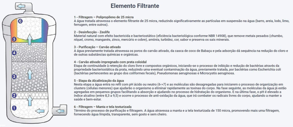 Purificador Agua Ozonizada Alcalina Ionizada Top Life - 127V (Prata)