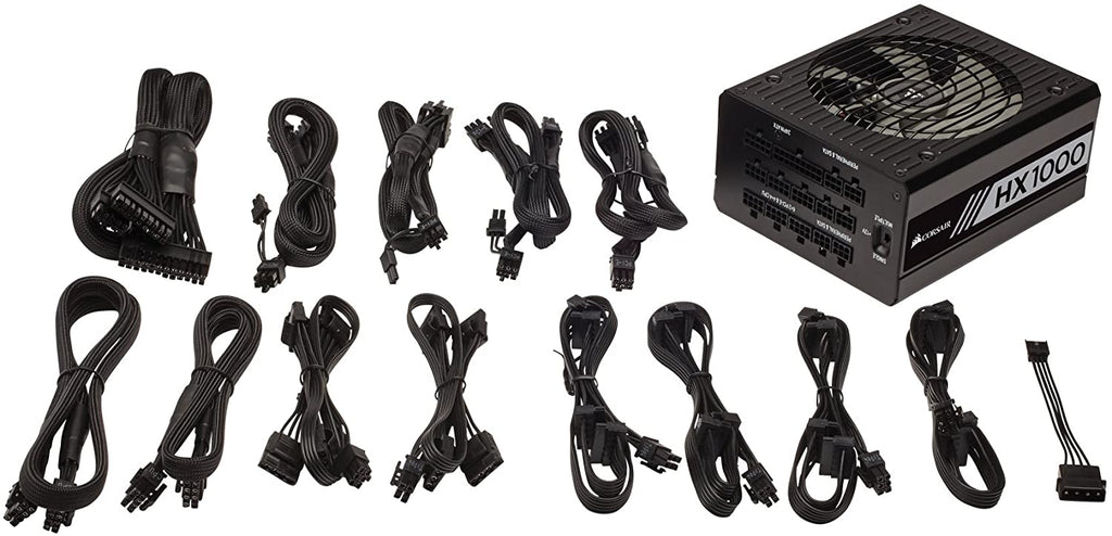 Fonte Corsair HX1000-1000W, 80 Plus Platinum, Modular - CP-9020139-NA