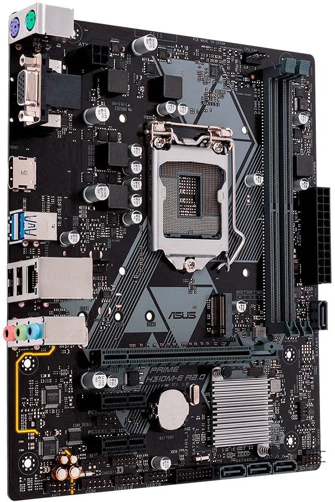 Placa-Mãe ASUS Prime - H310M-E R2.0/BR, Intel LGA 1151, mATX, DDR4