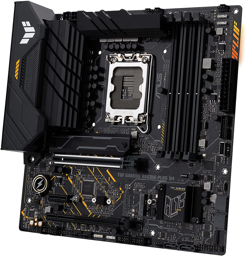 PLACA MAE (INTEL) ASUS B660M-PLUS D4 TUF GAMING DDR4 LGA1700 12° GERACAO