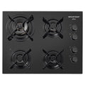 Cooktop à Gás 4 Bocas Brastemp Ative! BDD61 Preto Vidro - Bivolt