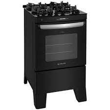 Fogão Atlas Agile Up Glass 4 Bocas Preto - Bivolt