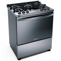 Fogão Brastemp 5 Bocas BFS5N - Inox - Com Botões Removíveis e Exclusivo Aro Protetor