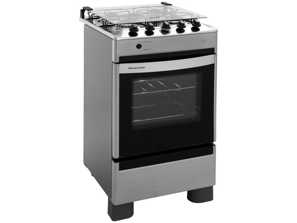 Fogão De Piso Brastemp 4 Bocas BFO4N Inox - Bivolt