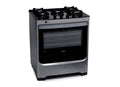 Fogão de Piso Consul CFS5V 5 bocas Mesa de Vidro Inox Bivolt