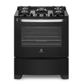 Fogão de Piso Mesa de Vidro Electrolux 5 Bocas 76GS Preto - Bivolt