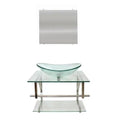 Gabinete de Vidro 70cm para Banheiro Irlanda Incolor