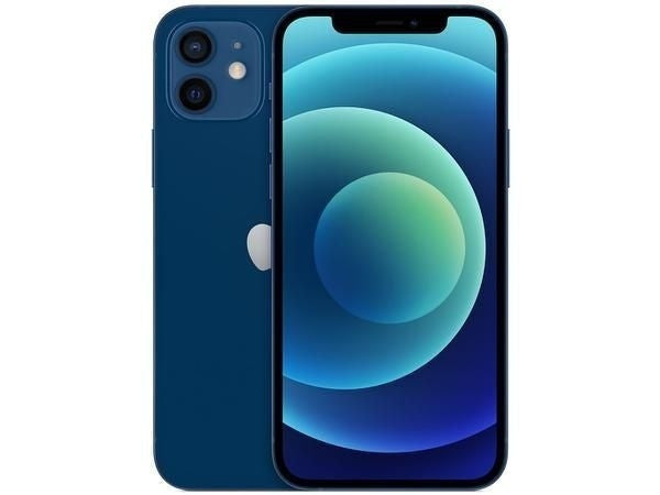iPhone 12 Apple (128GB) Azul tela 6,1" Câmera dupla 12MP iOS