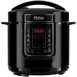 Panela de Pressão Elétrica Philco PPP01P 6 Litros Digital Inox Preta
