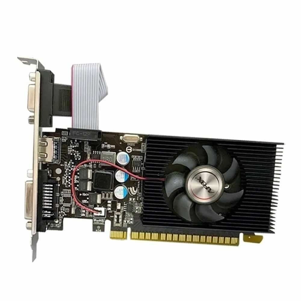 Placa De Video Afox Geforce Gt420 2gb Ddr3 128 Bits Lp - Hdmi - Dvi - Vga - Af420-2048d3l2-v2