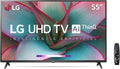 Smart Tv LG 55" 55UN7310 4K UHD Wifi Bluetooth HDR 3 HDMI 2 USB Inteligência Artificial Thinq Ai Google Assistente